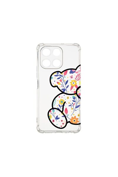 bestcase Husa BestCase¬Æ Anti Shock 1.5MM, Compatibila Cu Honor X6a, Flower T...