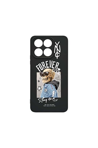 bestcase Λεπτή Θήκη Σιλικόνης 0.8MM, Συμβατή με Honor X6a, Σχέδιο Σκελετού Fo...