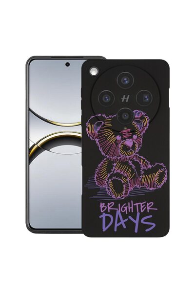 bestcase Husă din silicon premium compatibilă cu OPPO Find X8, cu design Ursu...