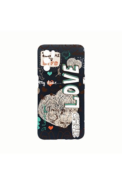 bestcase Силиконов калъф, съвместим с Oppo A54s, Love, Устойчив на износване,...