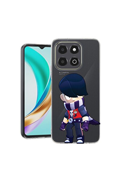bestcase ¬Æ Husa Clear Slim Silicon Compatibila cu Honor X6c, Brawl Stars Edg...