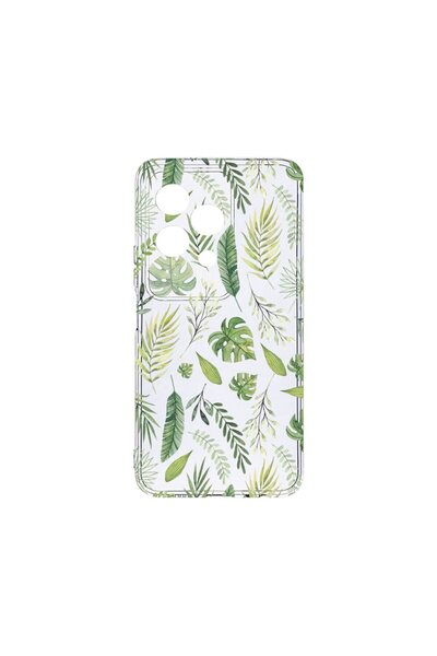 bestcase ¬Æ Husa Clear Silicon 2MM, Compatibila Cu Honor 200 Lite, Green leaf...