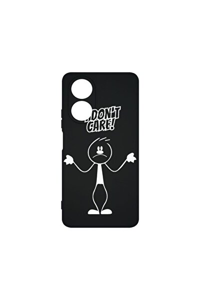 bestcase Θήκη από υγρή σιλικόνη Premium, Συμβατή με OPPO A58 4G, Δεν με νοιάζ...