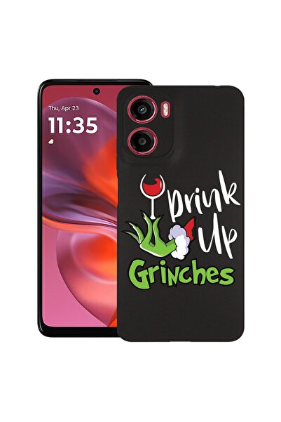 bestcase Θήκη για Motorola Moto G06 με σχέδιο Grinches - Drink Up, TPU Ματ Εξ...