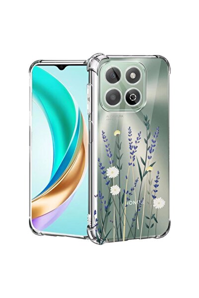 bestcase Противоударен калъф, съвместим с Honor 400 Smart / X7d, Флорален - М...