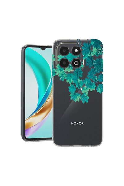 bestcase ¬Æ Husa Clear Slim Silicon Compatibila cu Honor X6c, Dream Feathers,...
