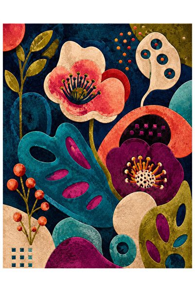 Rugs Modern Halı SDT Balık Tema Desenli Modern Dokuma Taban Dekoratif Halı mo...