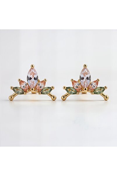 Oria Jewelry Cercei din argint 925 cu zirconia