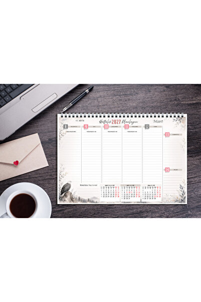 express planlayıcı 2026-2027 Calendar A4 Size 53 Weekly Planner Eagle