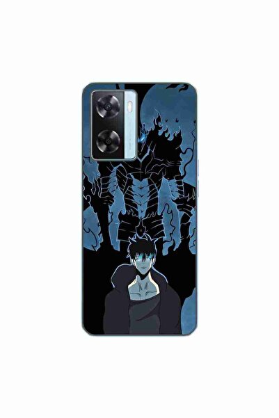 OEM Husa compatibila cu Oppo A57s Silicon Gel Tpu Model Solo Leveling Igris