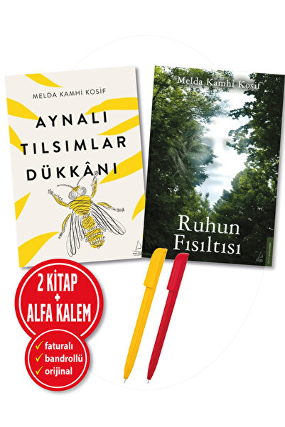 Destek Yayınları Alfa Kalem-Aynalı Tılsımlar Dükkanı-Ruhun Fısıltısı-Melda Ka...