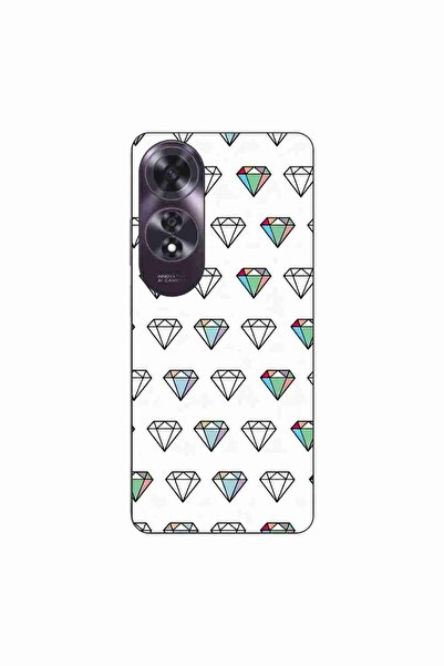 OEM Husa compatibila cu Oppo A60 4G Silicon Gel Tpu Model Diamonds Pattern Tr...