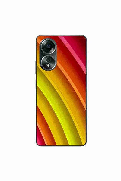 OEM Husa compatibila cu Oppo A58 4G Silicon Gel Tpu Model Abstract Stripes