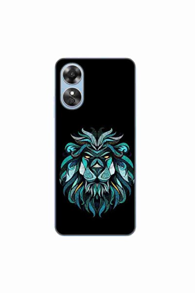 OEM Husa compatibila cu Oppo A17 Silicon Gel Tpu Model Abstract Lion