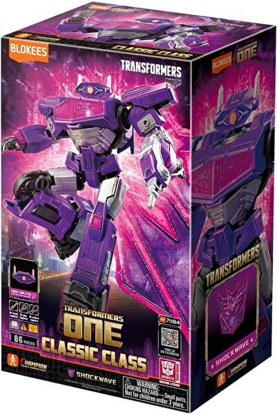 BLOKEES Transformers One Classic Class: Shockwave, 86 Pieces