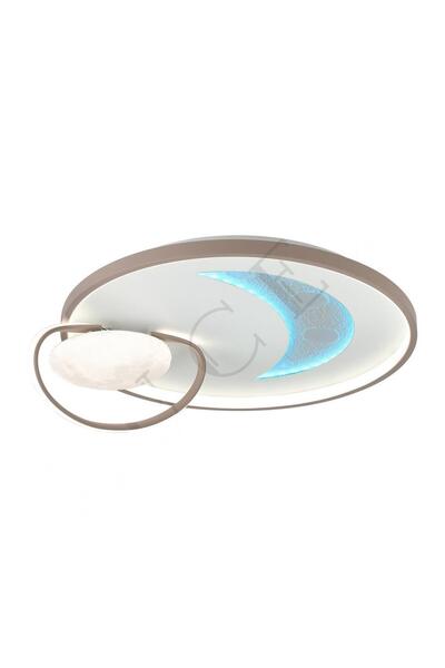 LUCEA BENCI 50CM RGB LEDLİ BEYAZ PLAFONYER AVİZE 68W