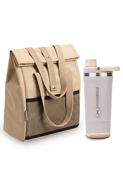 Hydrobrew Sip Core 720ml Stainless Steel Bottle w/ Lunch Bag | Insulated Bott...