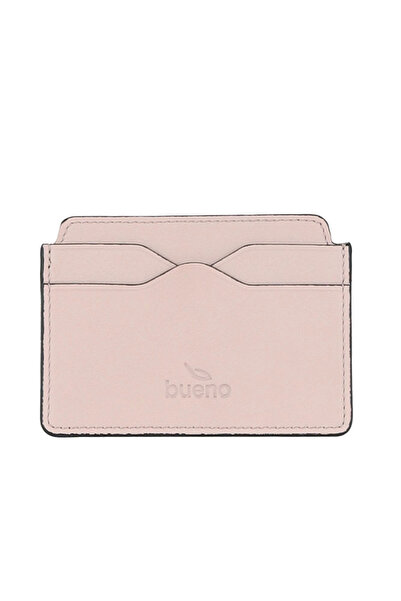 BUENO Powder Leather Unisex Card Holder