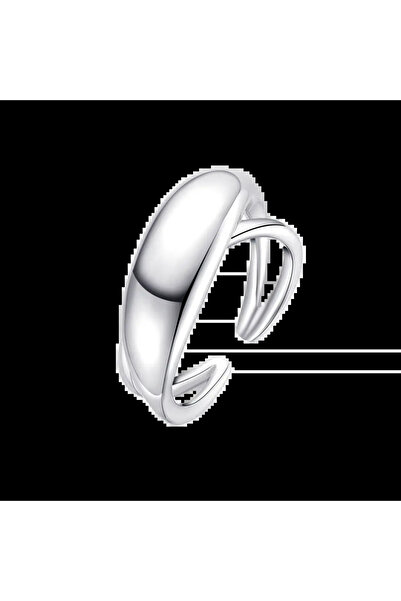 Lisa&Co. Inel Argint Strong 52 mm / Argint placat cu rodiu