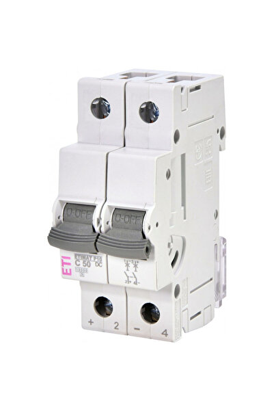 Eti circuit breaker Etimat P10-DC 2P C50 001903235