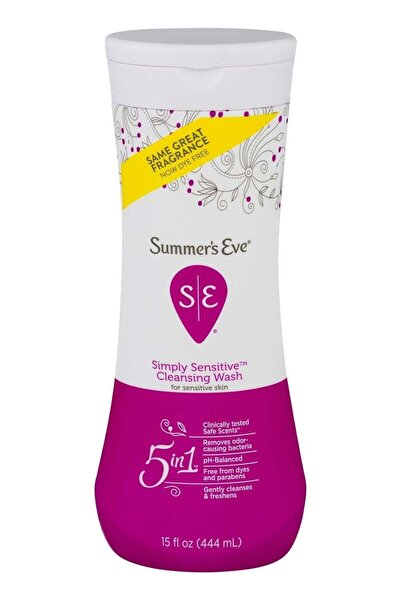Summer's Eve 5 in 1 Simply Sensitive Feminine Cleansing Wash for Sensitive Sk...