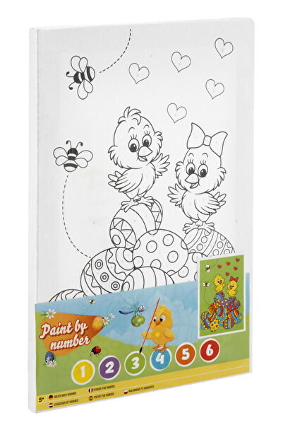 GRAFİX Tablou pictura pe numere - Puisori de Paste