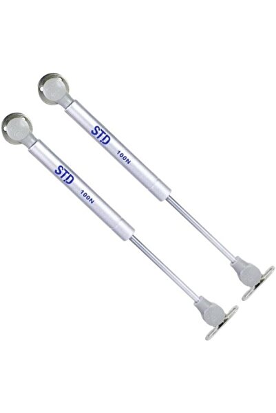 Yıldızan zkra shop Std Dolap Amartisörü Gazlı Piston 100 Newton Gri Renk 2 Ad...