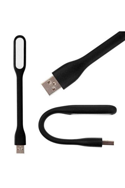 PROCART Lampă LED mini flexibilă, 1.2W, alimentată prin USB, portabilă, neagr...