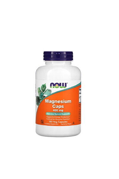 Now Foods Κάψουλες Μαγνησίου 400mg 180 κάψουλες