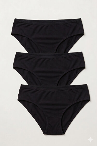 İki Yıldız İteks Bamboo Bikini Waist Panties 3-Pack 2004