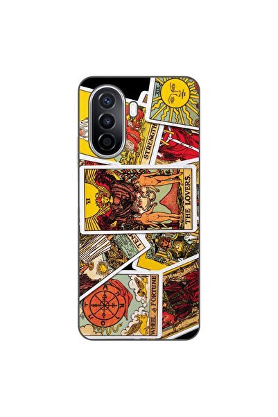 OEM Husa compatibila cu Huawei Nova Y70 Silicon Gel Tpu Model Carti Tarot