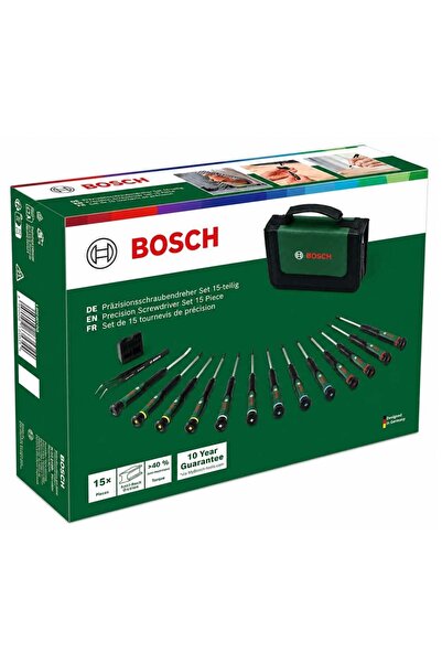 Bosch Hassas Tornavida Seti 15 Parça