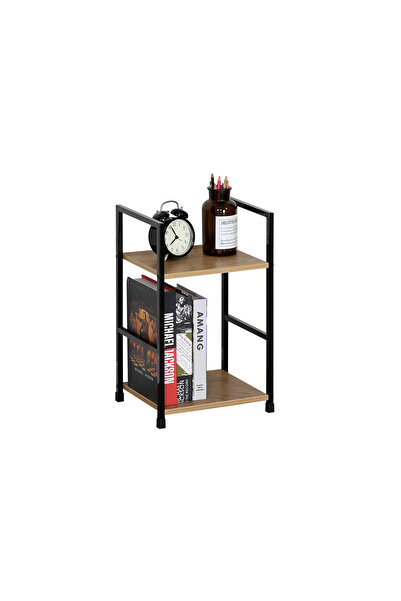 Target Home Βιβλιοθήκη Artemis-3048 δρυς με 2 ράφια 29,1x23,5x48εκ. μαύρος με...