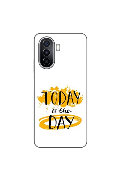 OEM Θήκη συμβατή με Huawei Nova Y70, από σιλικόνη gel TPU, με σχέδιο/μήνυμα: ...