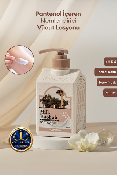 Milk Baobab Pantenol İçeren Nemlendirici Vücut Losyonu Original Body Lotion (...
