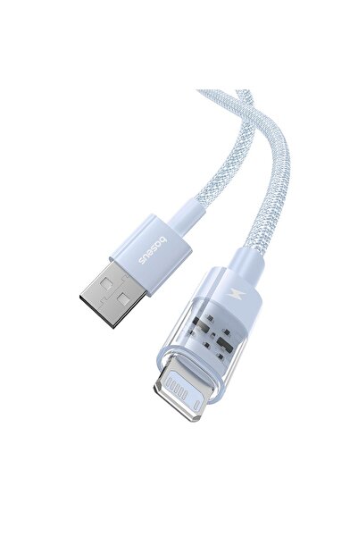 Baseus Kabel Gem Typ USB typ A - Lightning 2.4A 2m (niebieski)
