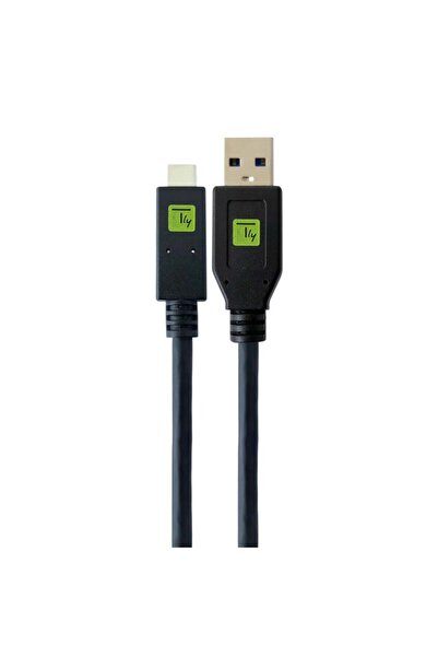 Techly Cablu USB 3.1, mufă tip A - mufă USB tip C, negru