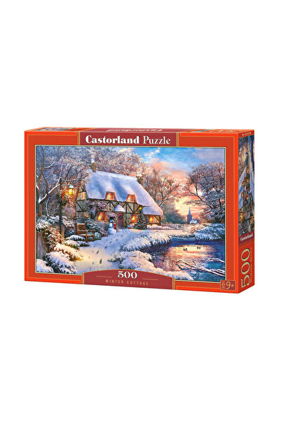 Castorland Puzzle 500 Cabana de iarnă CASTOR
