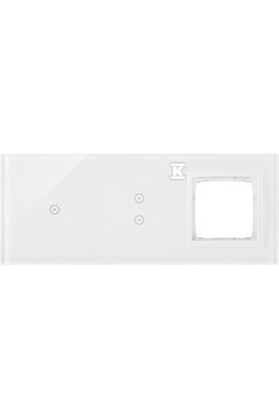 Kontakt-Simon Simon Touch S54 Touch Panel Frame, 3 module≈Çy, 1 touch field +...
