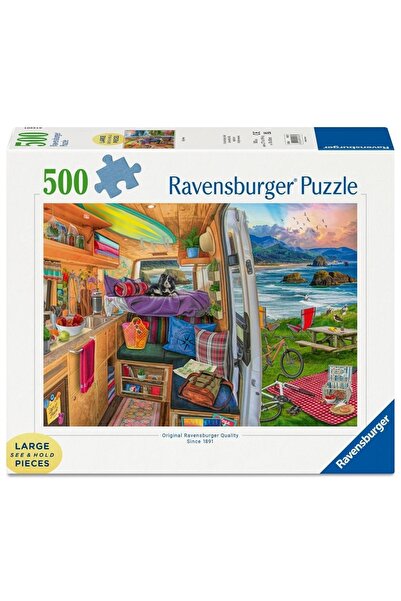 RAVENSBURGER Puzzle 2D: Atmosferă de vacanță 500 piese
