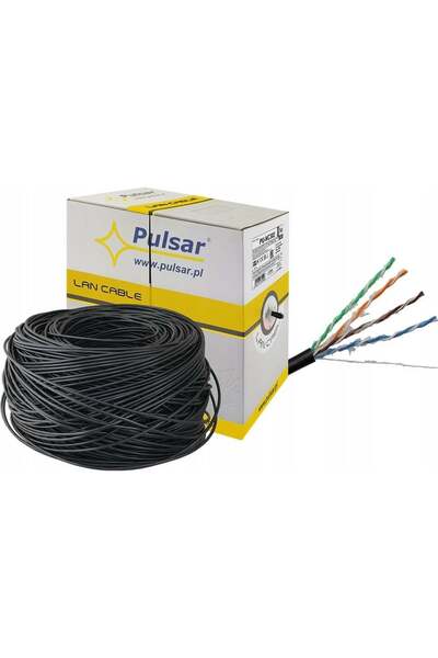 Pulsar PU-NC302 Cablu de calculator, U/UTP, PE, placat cu argint, cat 5e, 24A...