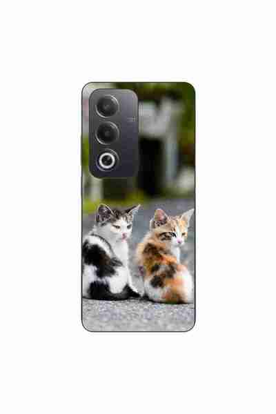 OEM Калъф, съвместим с Oppo A80, силиконов гел TPU, с шарка на котенца