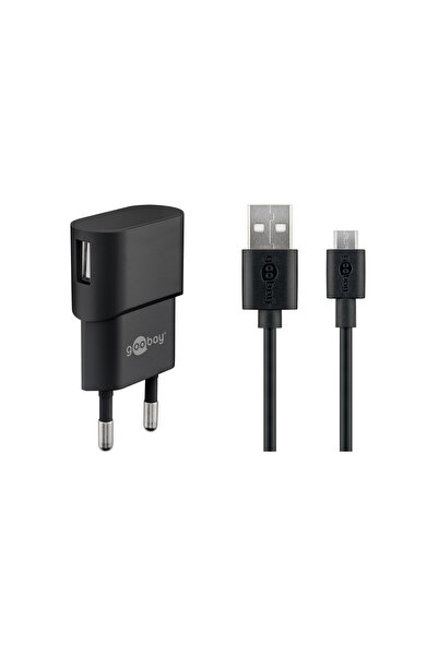 goobay Set de încărcare Micro USB 1 A