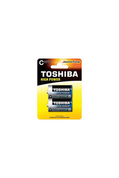 Toshiba Bateria alkaliczna LR14 / C 1,5V HIGH POWER /2szt./