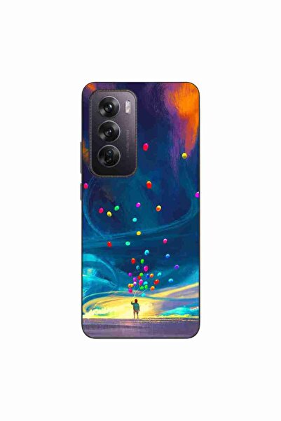 OEM Husa compatibila cu Oppo Reno12 Pro Silicon Gel Tpu Model Baloane Univers