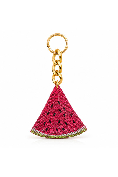 ela777 Breloc și ornament pentru geantă cu model pepene verde de lux, cadou c...