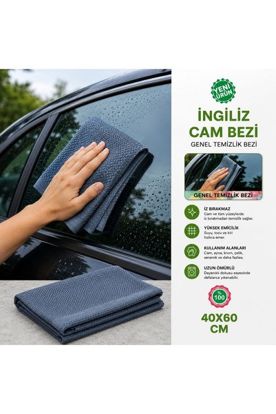 Pixue 4-Piece Professional Car Seat Back Organizer with Cleaning Set, 6-Pocket Seat Back Organizer, Cleaning Gloves, English Cloth, Dust Brush