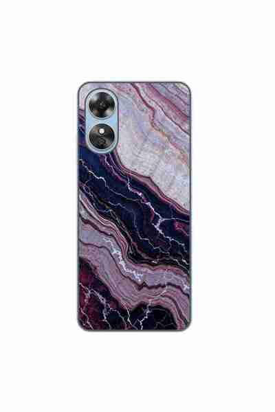 OEM Husa compatibila cu Oppo A17 Silicon Gel Tpu Model Amethyst Sand Marble