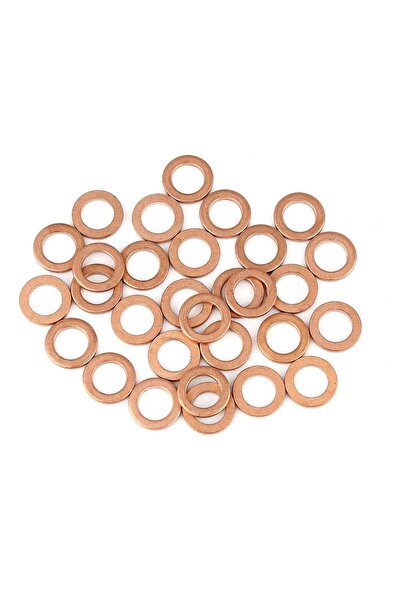 X AUTOHAUX Inel de etanșare plat din cupru pentru mașină 8 x 12 x 1.5 mm 30 b...