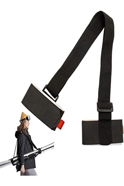 BNOYONERAS Benzi de schi, Curea de schi cu velcro, Curele de atașare pentru s...
